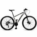 Ver imagem 1 de Bicicleta Aro 29 Cripto 21 Marchas Freios Disco C- Suspensão - Prata-preto - 15" Prata-preto