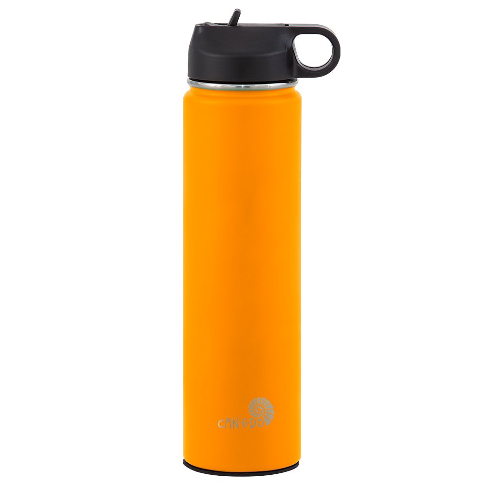 Garrafa Térmica de Inox 750ml Big College:laranja