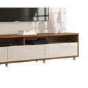 Ver imagem 5 de Rack com Painel Aspen 2.2 Off White com Madeiro Canela - Móveisaqui