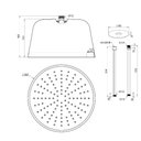 Ver imagem 3 de Chuveiro de Teto Loft 25cm Cromado Baumê