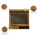 Ver imagem 3 de Painel para TV até 55 Polegadas MDF Iris Cumaru