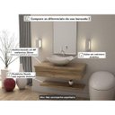 Ver imagem 6 de Conjunto Bancada para Banheiro com Cuba Abaulada L42 e Prateleira Metrópole 805W 