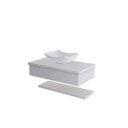 Ver imagem 3 de Conjunto Bancada para Banheiro com Cuba Abaulada L42 e Prateleira Metrópole 805w