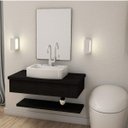 Ver imagem 1 de Bancada para Banheiro 80cm com Cuba Aria e Prateleira 805w Metrópole