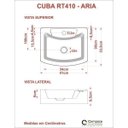 Ver imagem 5 de Bancada para Banheiro 80cm com Cuba Aria e Prateleira 805w Metrópole