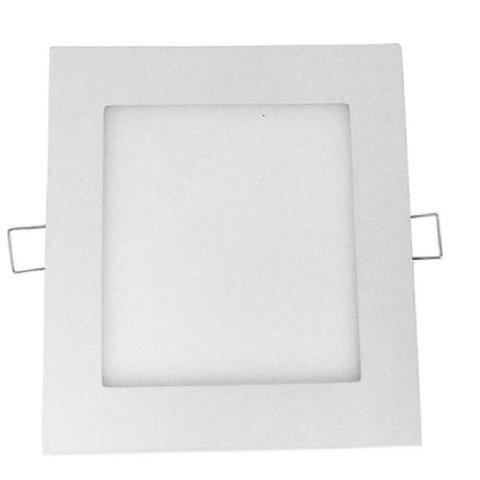 Kit 2 Painel Led 6w Downlight Bivolt 6500k Quad. Emb. Foxlux