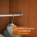Ver mais imagens de Guarda-roupa 4 Portas Modular com Maleiro Luna