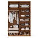 Ver imagem 4 de Guarda-roupa 4 Portas Modular com Maleiro Luna