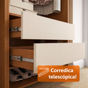 Ver imagem 7 de Guarda-roupa 4 Portas Modular com Maleiro Luna