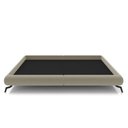 Ver imagem 5 de Cama King Base Box 193x203cm Pés de Ferro Cold P02 Veludo Bege - Mpozenato