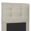 Ver imagem 5 de Cabeceira Estofada Cama Box Solteiro 90 cm Suede Bege