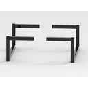 Ver imagem 1 de Pé Base para Móveis Aço Rack Criado 15x40:preto
