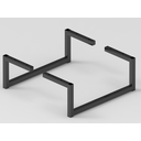 Ver imagem 3 de Pé Base para Móveis Aço Rack Criado 15x40:preto