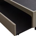 Ver imagem 3 de Bicama Box Solteiro Alpha Linho Bege 88x188 Fabrispuma 88x188cm