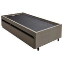 Ver imagem 2 de Bicama Box Solteiro Alpha Linho Bege 88x188 Fabrispuma 88x188cm