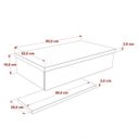 Ver imagem 4 de Bancada para Banheiro 80cm com Cuba Q39 e Prateleira 805W Metrópole 