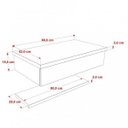 Ver imagem 4 de Bancada para Banheiro 80cm com Cuba Q39 e Prateleira 805w Metrópole