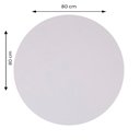 Ver imagem 4 de Mesa de Jantar Redonda 80 cm Tampo Branco em MDP Base Beta Bistrô