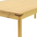 Ver imagem 4 de Mesa de Jantar de Madeira Taeda Zelda 220cm Natural/Voss - Gran Belo