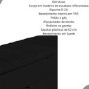 Ver imagem 2 de Calçadeira Baú Sapateira 90cm Ayla Suede Capitonê