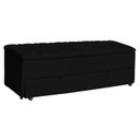 Ver imagem 1 de Calçadeira Baú Sapateira 90cm Ayla Suede Capitonê
