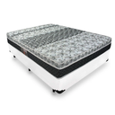 Ver imagem 1 de Cama Box Casal + Colchão De Molas - Castor - Class Tecnopedic One Face