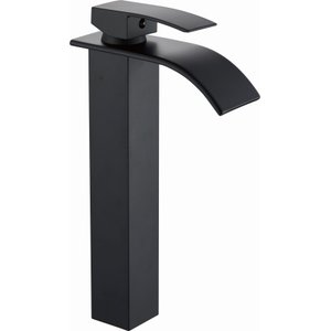 Torneira Banheiro Lavabo Monocomando Bica Alta Roma Black/preta - Demima