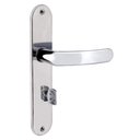 Ver imagem 1 de Fechadura de Aço Inox Polido Premium /71 para Banheiro - 71981 - Aliança Fech. Inox Premium /wc 2800