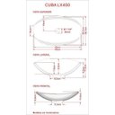 Ver imagem 5 de Bancada para Banheiro 80cm com Cuba Canoa L45 e Prateleira 805W Metrópole Marrom/Carvalho