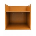 Ver mais imagens de Kit 2 Mesa Cabeceira Suspensa Vivian MDF Mel Criado Compacta