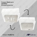Ver imagem 4 de Kit Porta Guardanapos de Mesa Cozinha Suporte Aço Inox 304 - 2 unidades - Tubrax