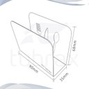 Ver imagem 6 de Kit Porta Guardanapos de Mesa Cozinha Suporte Aço Inox 304 - 2 unidades - Tubrax