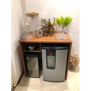 Bar Bancada para Embutir Cervejeira e Adega Vinho