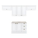 Ver imagem 1 de Cozinha Modulada Nova York 5 Peças Branco Hp – Henn