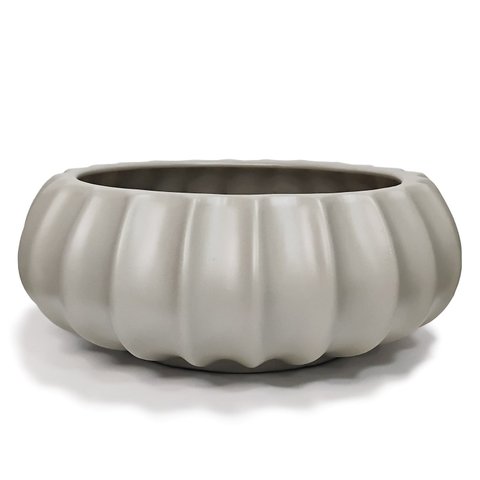 Vaso Centro de Mesa Ikebana em Cerâmica 15x38cm