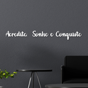 Ver imagem 2 de Letreiro de Parede Acredite, Sonhe e Conquiste