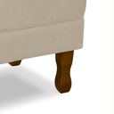 Ver imagem 3 de Puff Retro Decorativo Suede Bege Sala Quarto