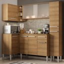 Ver imagem 1 de Armário de Cozinha Completa de Canto 261cm Rustic Emilly Face Madesa 02