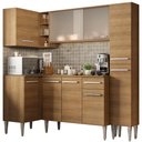 Ver imagem 3 de Armário de Cozinha Completa de Canto 261cm Rustic Emilly Face Madesa 02