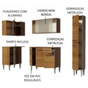 Ver imagem 6 de Armário de Cozinha Completa de Canto 261cm Rustic Emilly Face Madesa 02