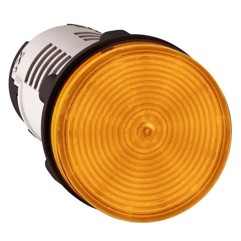 Luz Piloto XB7EV08GP Sinalizador Monobloco 22mm LED 110V Laranja Schneider Electric