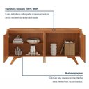 Ver imagem 7 de Buffet Aparador 100%mdf 4 Portas Pés em Madeira Maciça 180cm