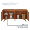 Ver imagem 7 de Buffet Aparador 100%MDF 4 Portas Pés em Madeira Maciça 180cm Grécia