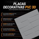 Ver mais imagens de Painel Pvc 50x50cm Adesivo Kit 10 Placas 3d