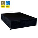 Ver mais imagens de Cama Box Baú Casal Suede + Colchão de Espuma D33 - Sereneprime - 138cm Preto