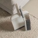 Ver imagem 3 de Pá de Lixo com Escova de Limpeza Flow Bege ou Gancho para Pendurar Hastes Limpar