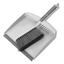 Ver imagem 1 de Pá de Lixo com Escova de Limpeza Flow Bege ou Gancho para Pendurar Hastes Limpar