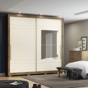Ver imagem 1 de Guarda-Roupa Casal 2 Espelhos 2 Portas de Correr Delicato Henn
