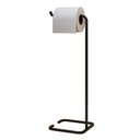 Ver imagem 1 de Porta Papel Higiênico de Chão Luxe em Aço D09 Preto - Mpozenato