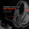 Thunder Light Headset Gamer com Rgb Microfone Cor Preta Geonav - 3